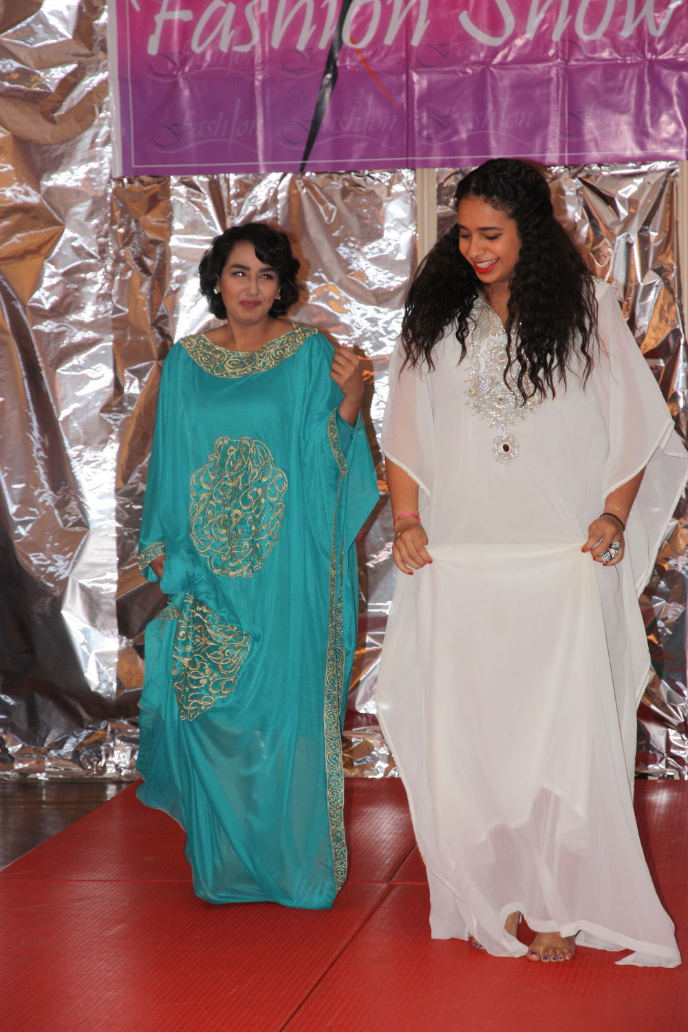 Tala at Monte Rosa's Fashion & Talent show (on the left)